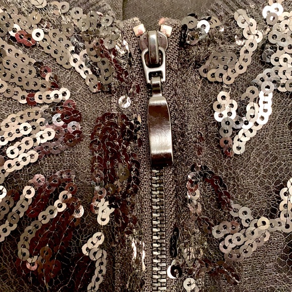 Black Lace Bomber Jacket - Picture 3 of 16